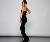 Taylor Corset Heatstone Mesh Formal Dress